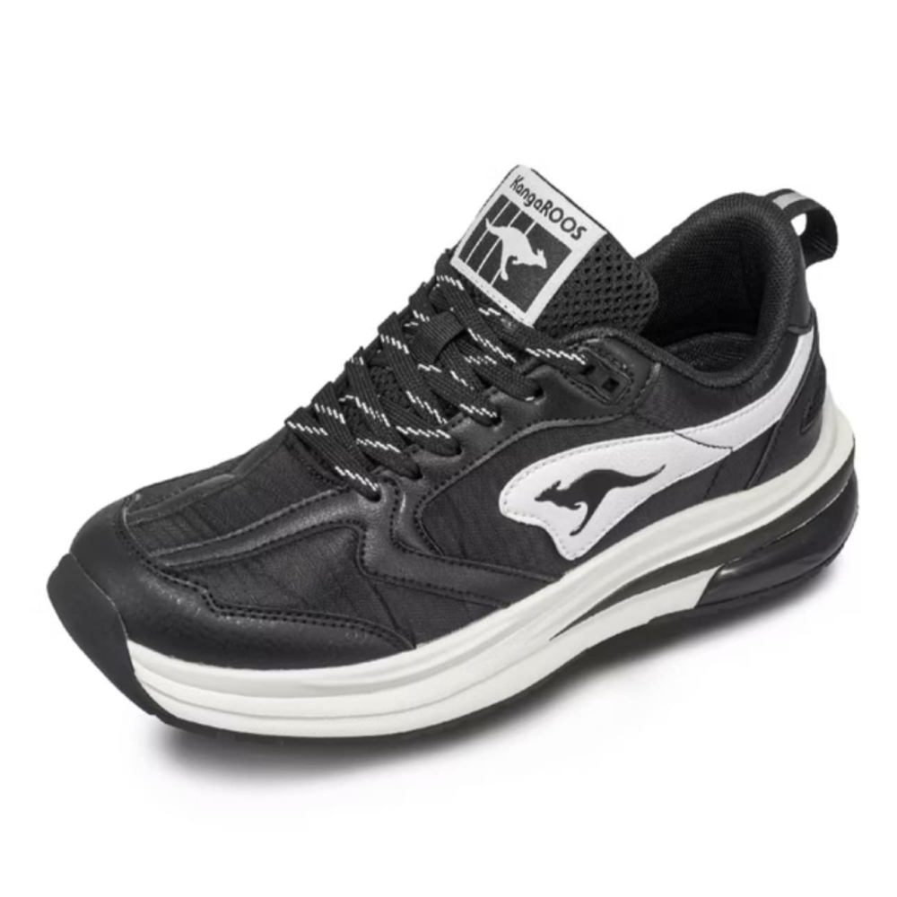 金英鞋坊2館 KangaROOS美國袋鼠鞋 女CAPSULE太空氣墊跑鞋 31760-黑 超低特賣1380元-細節圖2