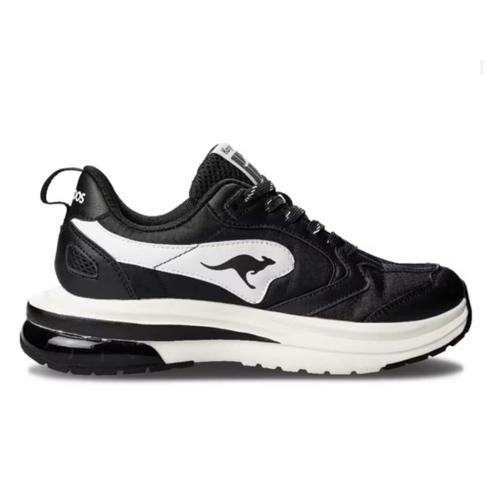 金英鞋坊2館 KangaROOS美國袋鼠鞋 女CAPSULE太空氣墊跑鞋 31760-黑 超低特賣1380元-細節圖3