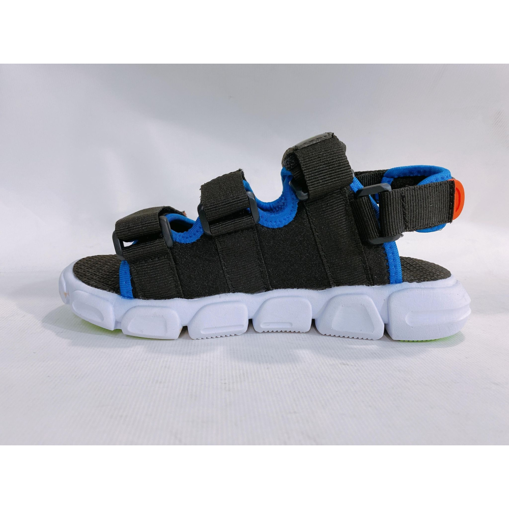 金英鞋坊2館 LOTTO樂得-義大利第一品牌 童款時尚織帶涼鞋 3310-黑 超低直購價290元-細節圖5