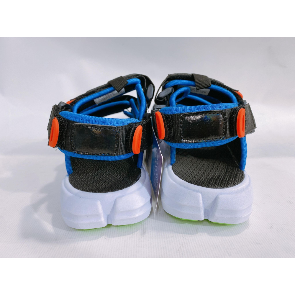 金英鞋坊2館 LOTTO樂得-義大利第一品牌 童款時尚織帶涼鞋 3310-黑 超低直購價290元-細節圖7