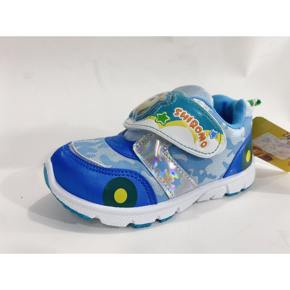 金英鞋坊2館 天竺鼠車車 童款電燈迷彩運動休閒鞋 10906-藍 MIT台灣製造 超低直購價290元-細節圖2