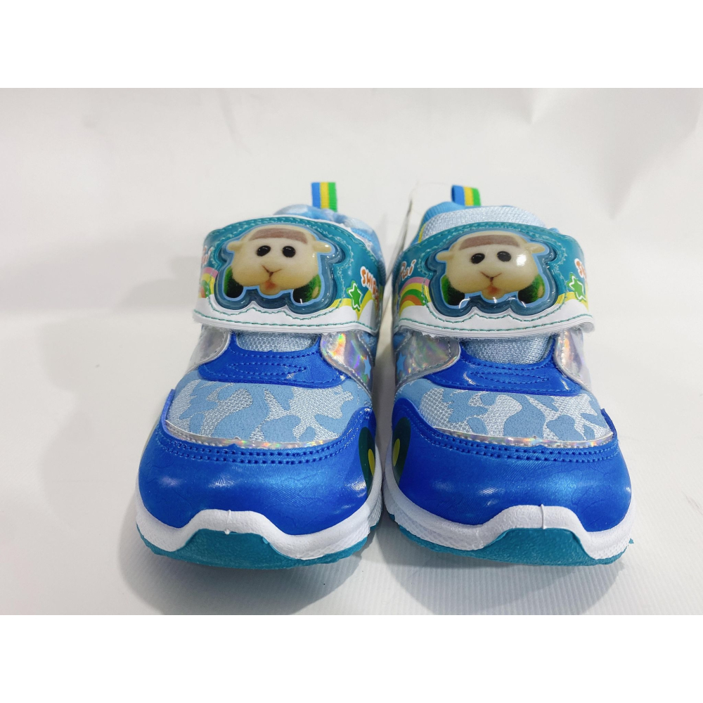 金英鞋坊2館 天竺鼠車車 童款電燈迷彩運動休閒鞋 10906-藍 MIT台灣製造 超低直購價290元-細節圖4