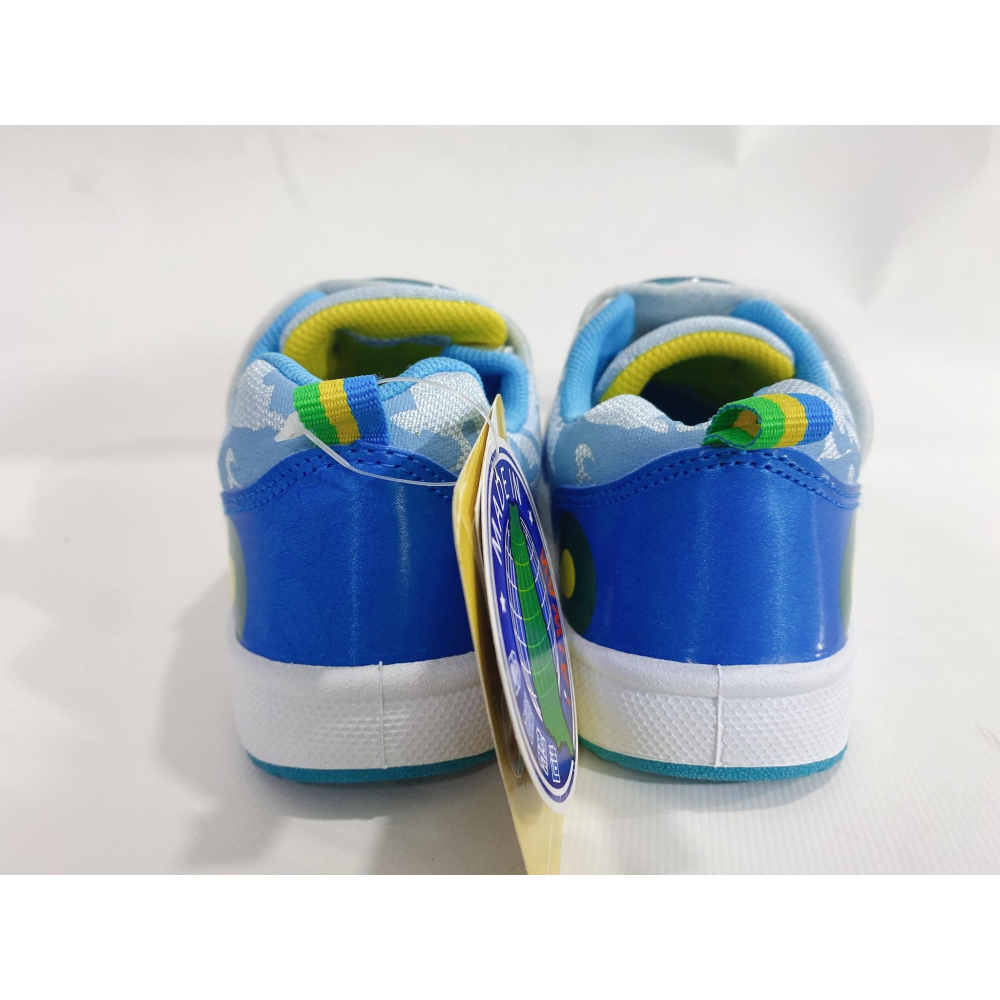 金英鞋坊2館 天竺鼠車車 童款電燈迷彩運動休閒鞋 10906-藍 MIT台灣製造 超低直購價290元-細節圖7