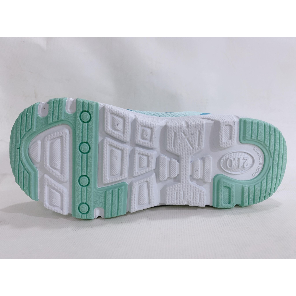 金英鞋坊2館 角落生物 童款電燈運動鞋(台灣製造) 19116-湖水藍 超低直購價290元-細節圖6