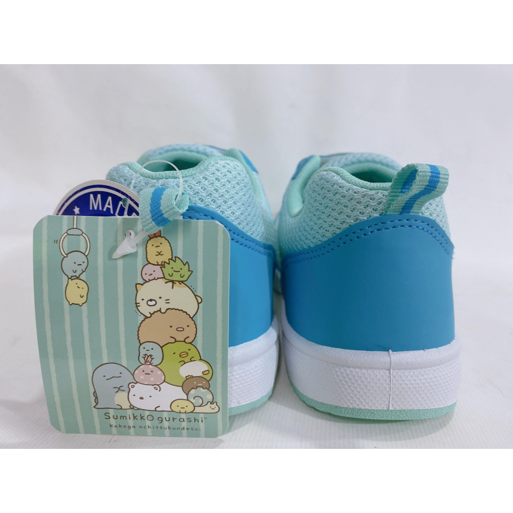 金英鞋坊2館 角落生物 童款電燈運動鞋(台灣製造) 19116-湖水藍 超低直購價290元-細節圖7