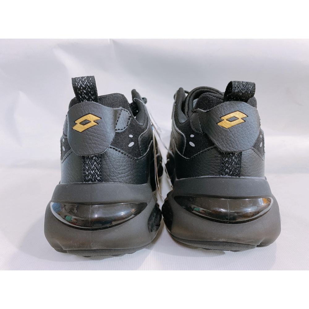 金英鞋坊2館 LOTTO樂得-義大利第一品牌 鞋 男款黑侍氣墊籃球運動鞋 6590-黑 超低直購價690元-細節圖7