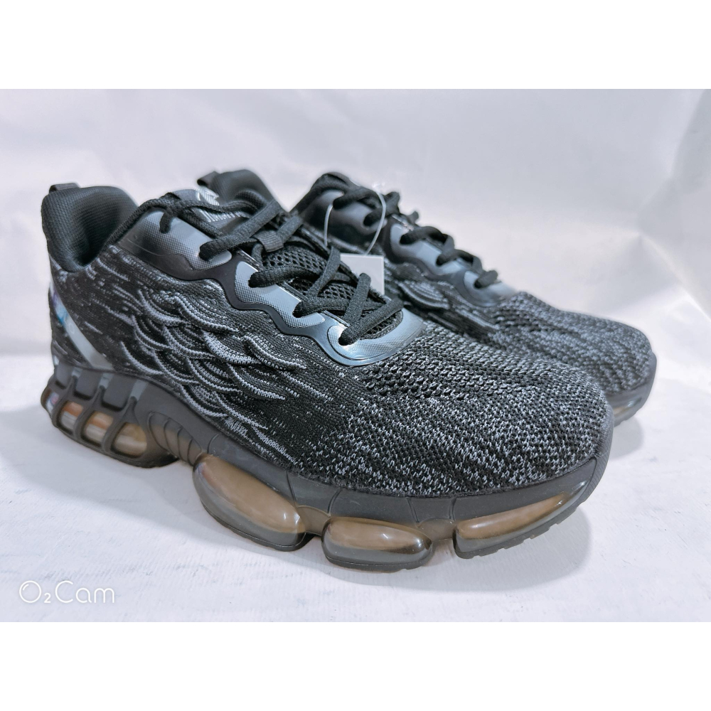 金英鞋坊2館 JIMMY POLO 男款潮流飛織全氣墊輕跑鞋 68107- 全新超低直購價390元-細節圖2