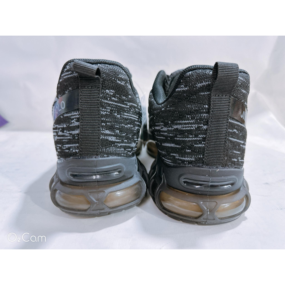 金英鞋坊2館 JIMMY POLO 男款潮流飛織全氣墊輕跑鞋 68107- 全新超低直購價390元-細節圖7