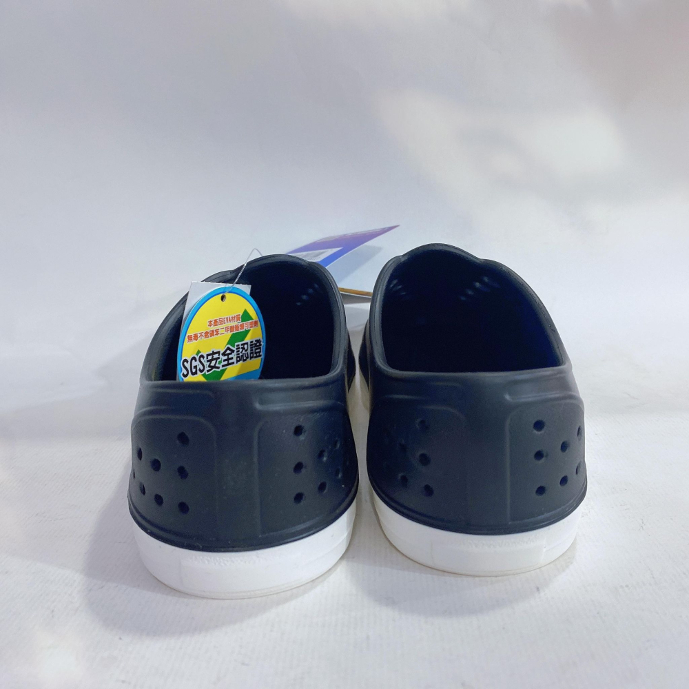 金英鞋坊2館 LOTTO樂得-義大利第一品牌 童款經典洞洞鞋 3530-黑 暢銷款 超低直購價150元-細節圖7