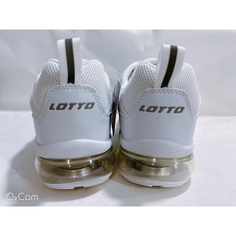 金英鞋坊2館 LOTTO樂得 女鞋 大童鞋 Aero Power II 氣墊避震跑鞋 3909-白 超低直購價690元-細節圖7