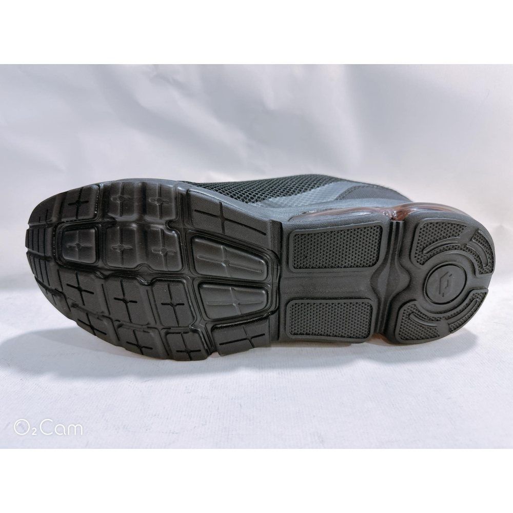 金英鞋坊2館 LOTTO樂得 男Aero Power II 加厚氣墊透氣慢跑鞋乳膠鞋墊 3890-黑 超低直購價690元-細節圖6