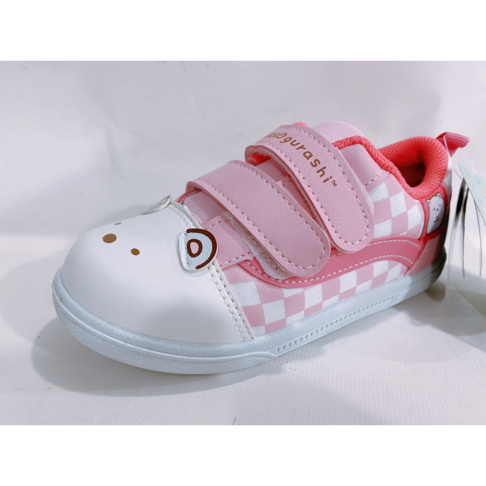 金英鞋坊2館  角落生物兒童造型休閒運動鞋(可當室內鞋) 19213-粉 台灣製造 超低直購價290元-細節圖2