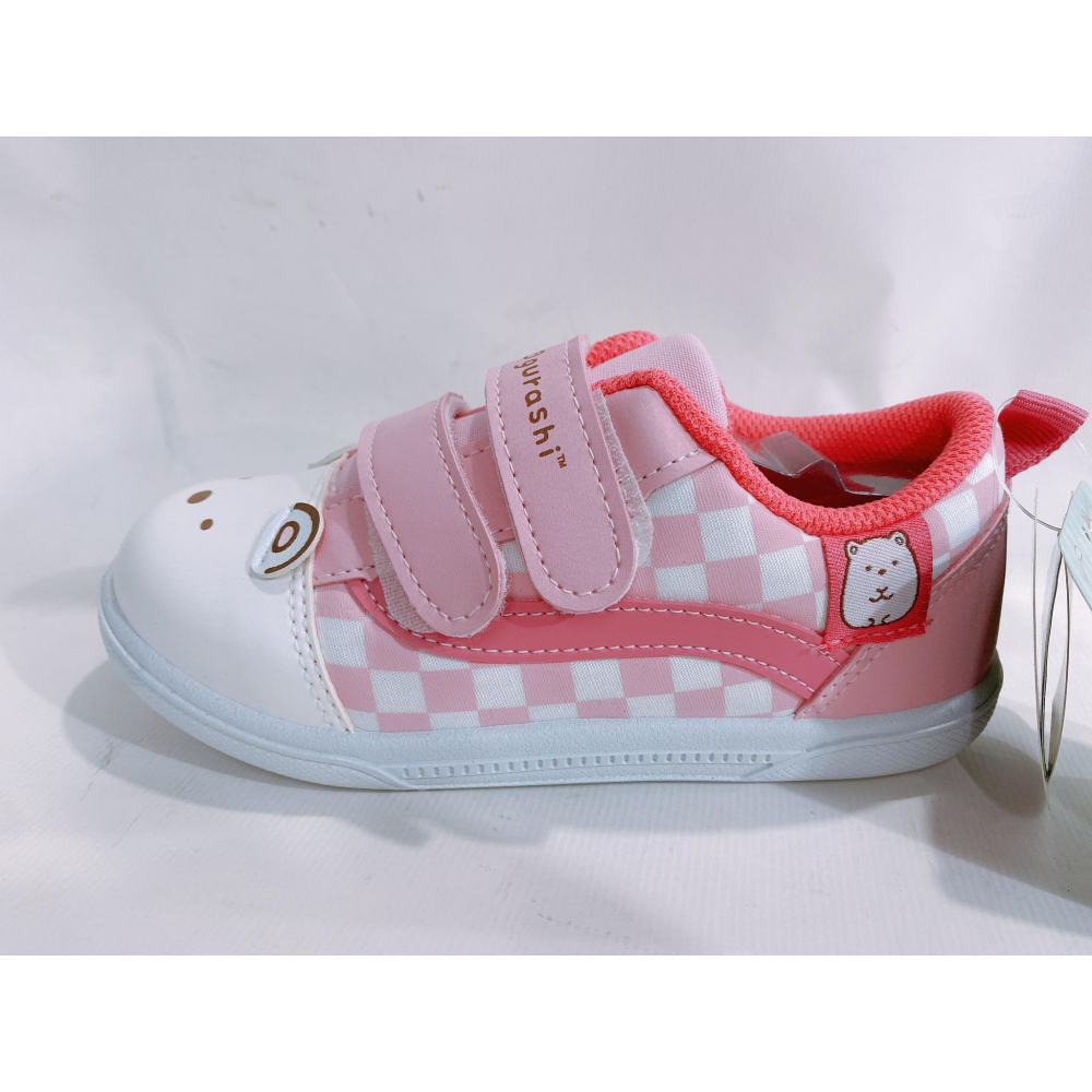 金英鞋坊2館  角落生物兒童造型休閒運動鞋(可當室內鞋) 19213-粉 台灣製造 超低直購價290元-細節圖3