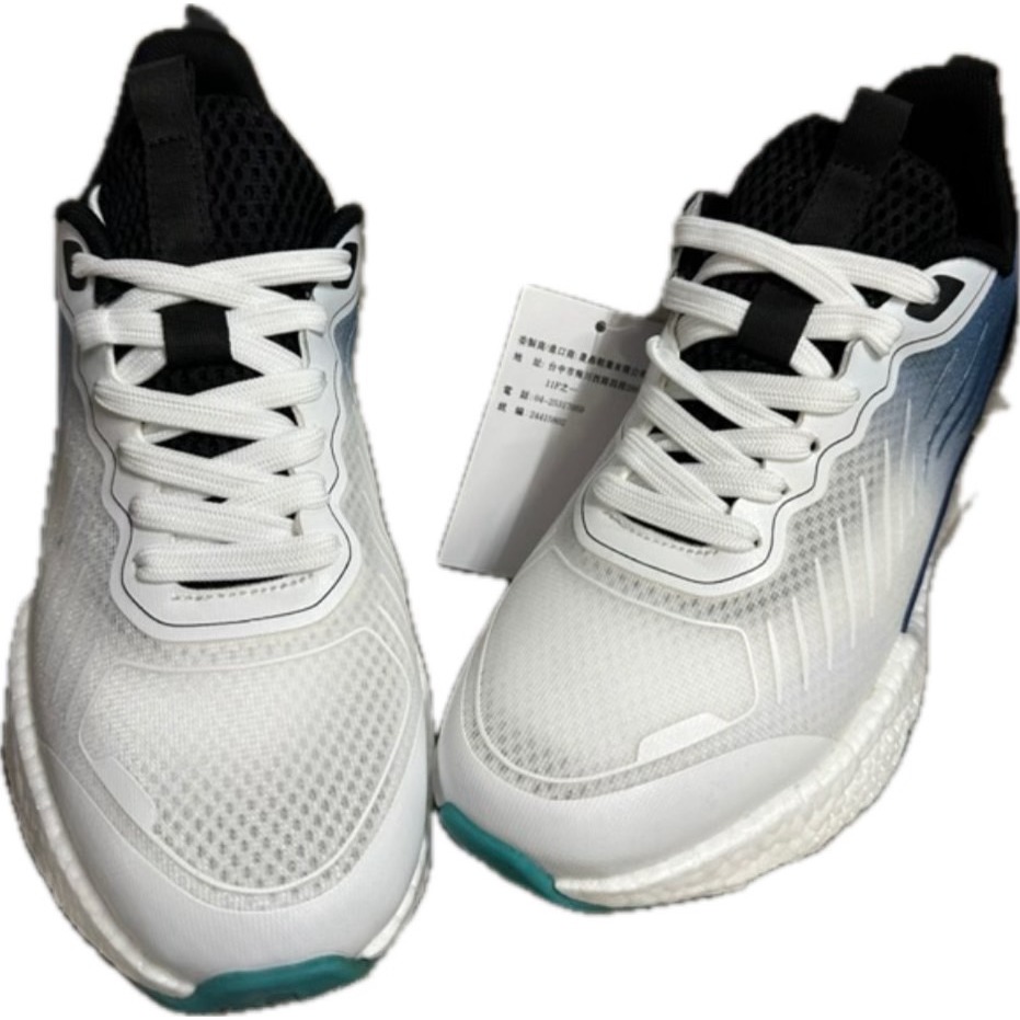 金英鞋坊2館 TEC ONE男款K4 ENERGYI輕量動能緩震運動慢跑鞋 T-1027白黑 特價490元-細節圖2