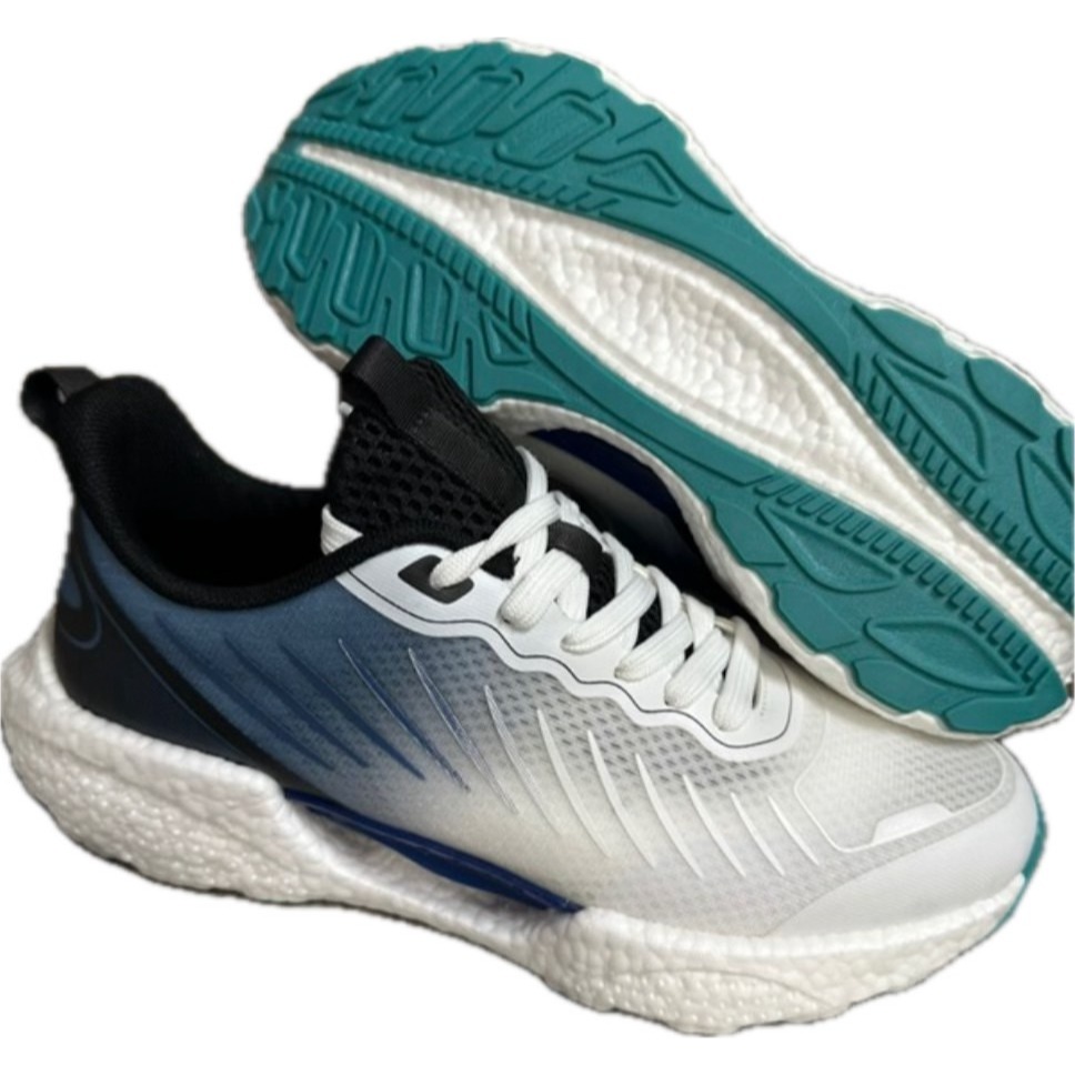 金英鞋坊2館 TEC ONE男款K4 ENERGYI輕量動能緩震運動慢跑鞋 T-1027白黑 特價490元-細節圖3