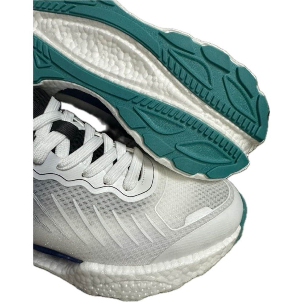 金英鞋坊2館 TEC ONE男款K4 ENERGYI輕量動能緩震運動慢跑鞋 T-1027白黑 特價490元-細節圖4