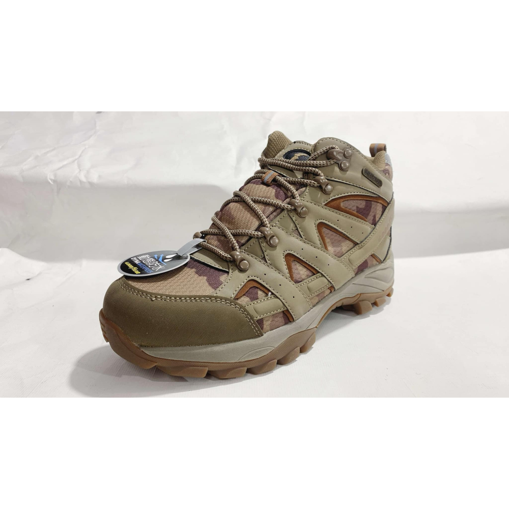 金英鞋坊2館 GOODYEAR固特異 戰術靴系列 男款動態防水戶外運動鞋 登山鞋 03544-棕 超低直購價790元-細節圖2