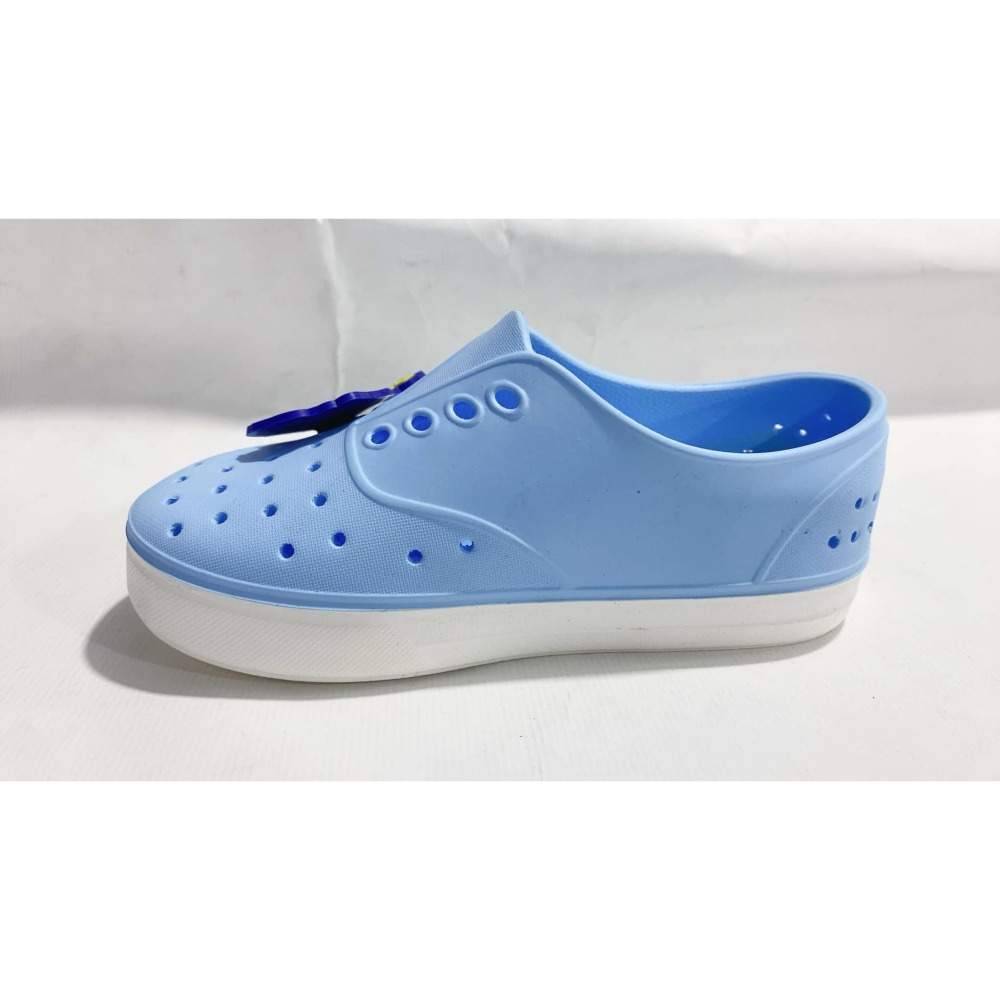 金英鞋坊2館 POLI 救援小英雄  童款防水 輕量 洞洞鞋 晴雨鞋 10616-藍 台灣製造 超低直購價190元 全新-細節圖5