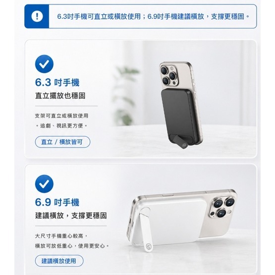 現貨 限量優惠 Gelovery 充電溫度低，半固態超薄磁吸行動電源5000 mAh（白）-細節圖5