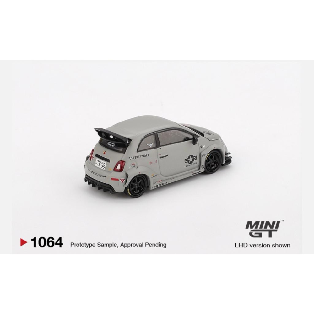 維克玩具 MINI GT 1064 Abarth 595 LB-WORKS x Abas Works Fighters-細節圖2