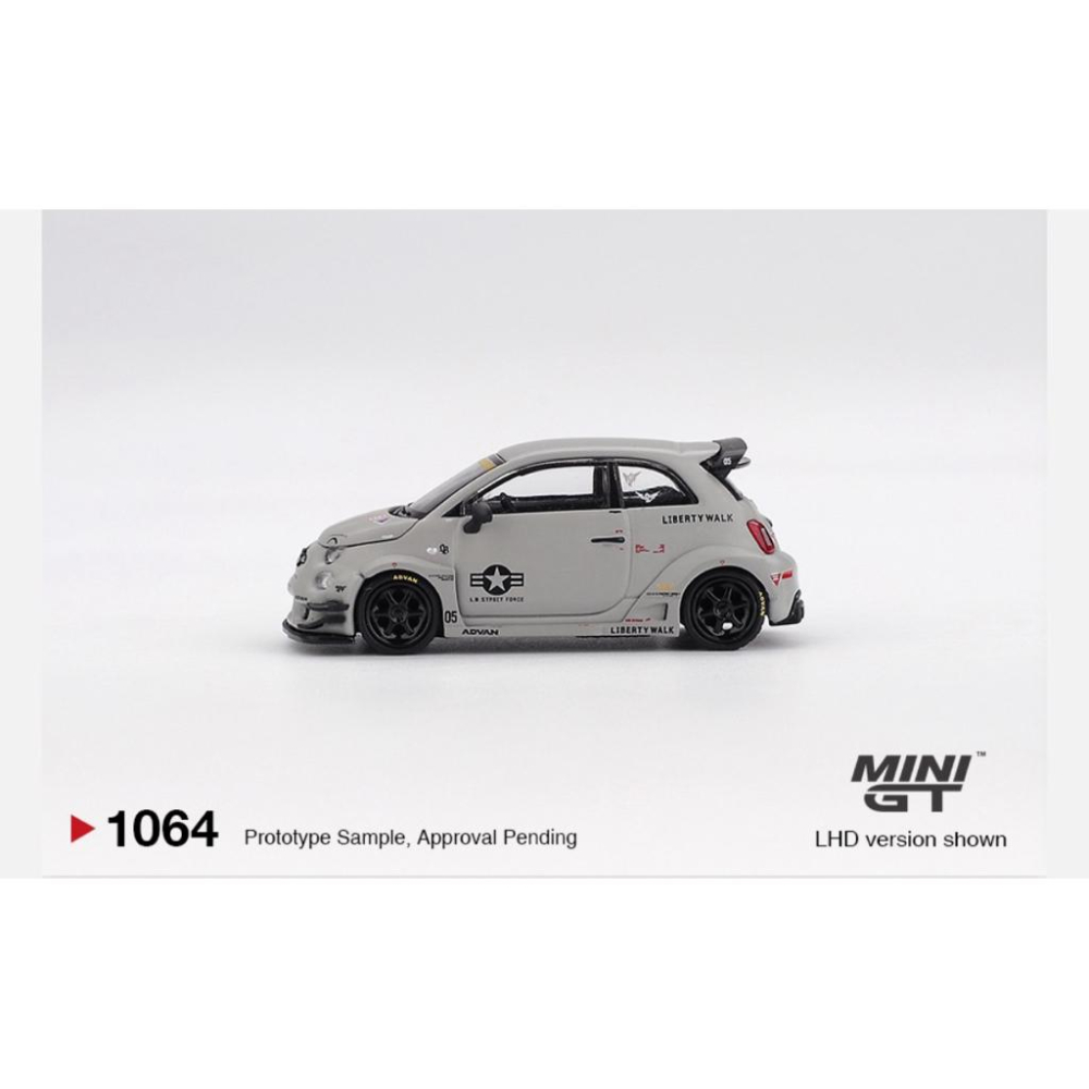 維克玩具 MINI GT 1064 Abarth 595 LB-WORKS x Abas Works Fighters-細節圖3