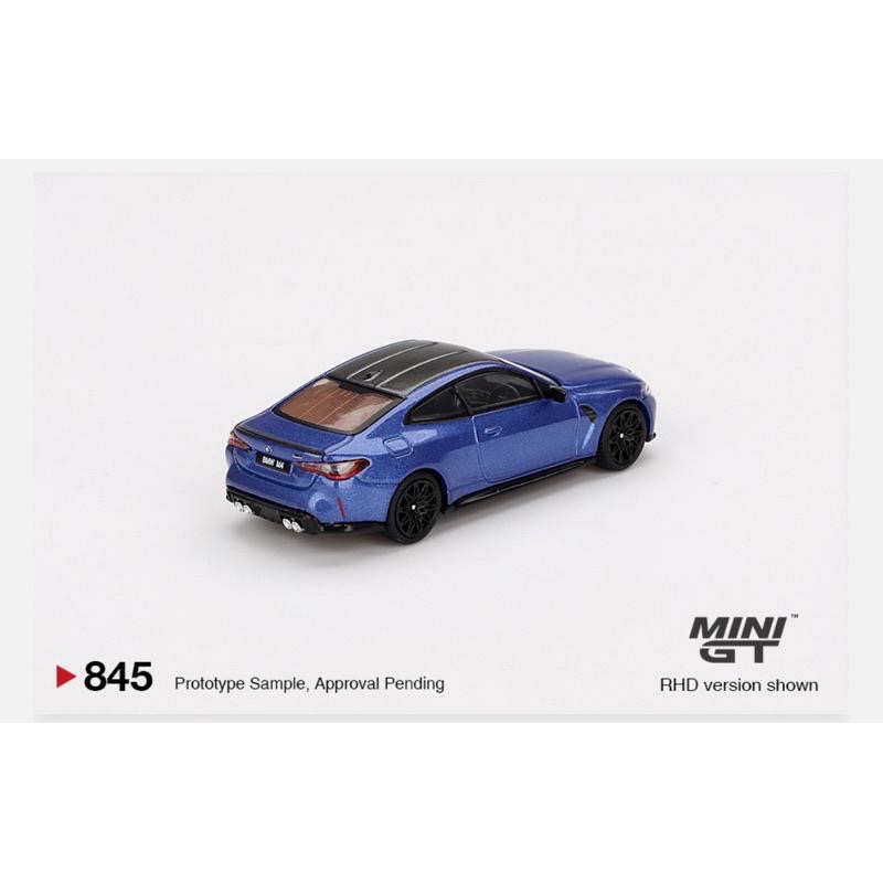 維克玩具 MINI GT 845 BMW M4 Competition (G82) Portimao Blue-細節圖2
