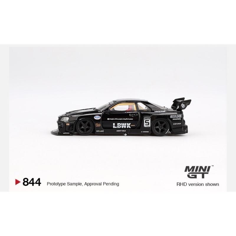 維克玩具 MINI GT 844 Nissan LB-ER34 Super Silhouette Skyline-細節圖3
