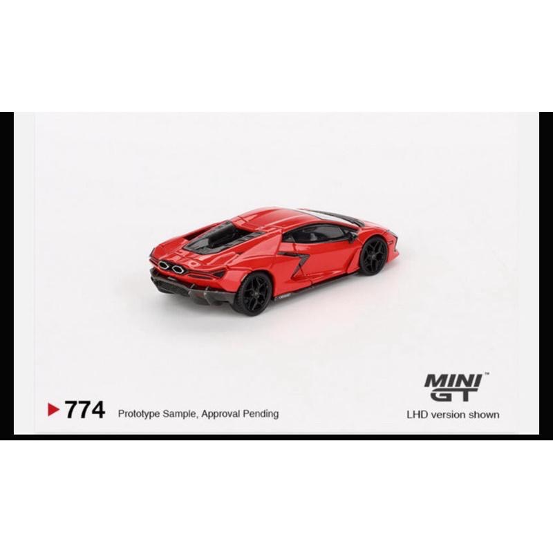 維克玩具 MINI GT 774 Lamborghini Revuelto Arancio Dac Lucido-細節圖2