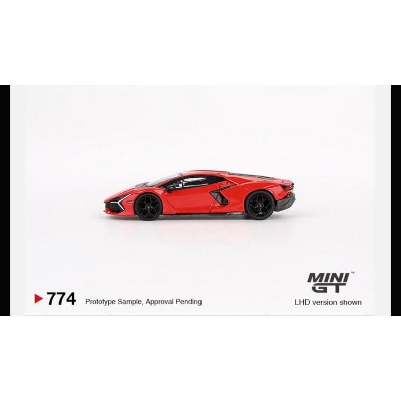 維克玩具 MINI GT 774 Lamborghini Revuelto Arancio Dac Lucido-細節圖3