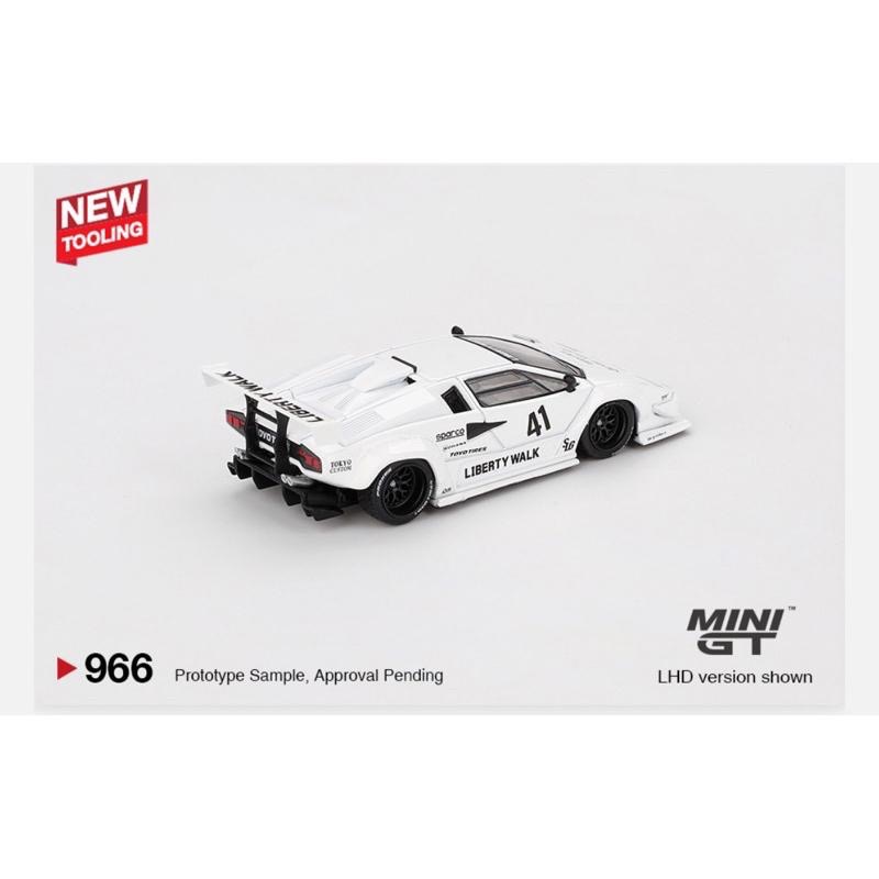 維克玩具 MINI GT 966 Lamborghini Countach LB-WORKS White-細節圖2