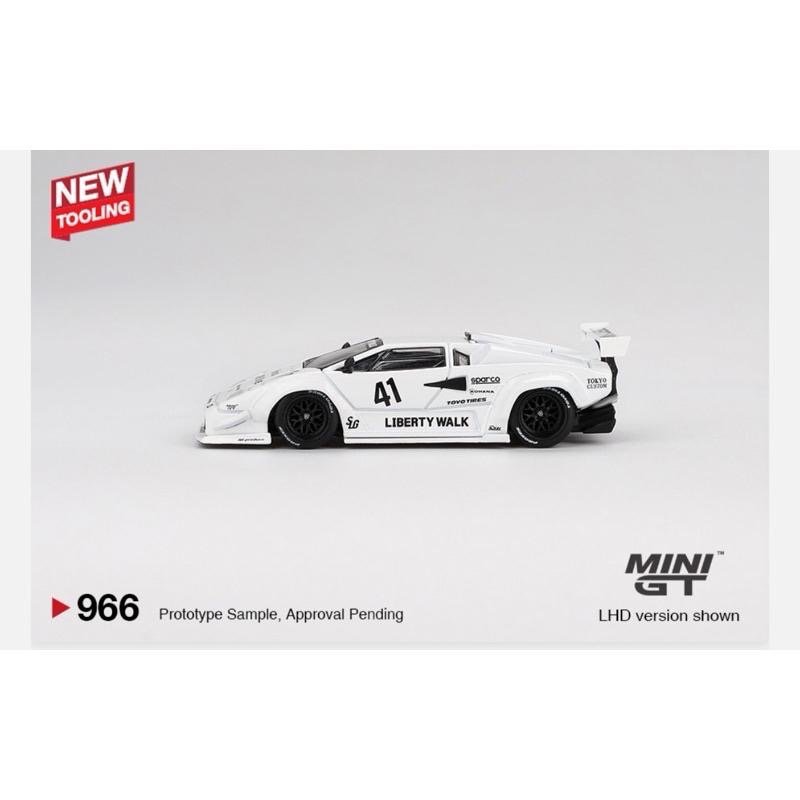 維克玩具 MINI GT 966 Lamborghini Countach LB-WORKS White-細節圖3