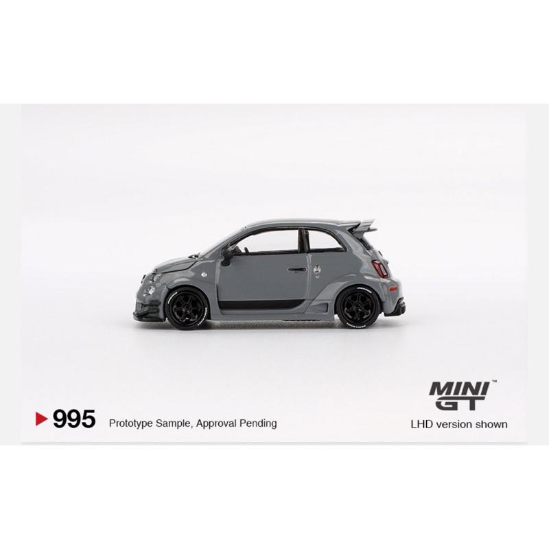 維克玩具 MINI GT 995 Abarth 595 LB-WORKS x Abas Works Grey-細節圖3