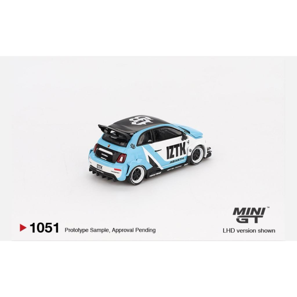 維克玩具 MINI GT 1051 Abarth 595 LB-WORKS x Abas Works 1ZTK-細節圖2