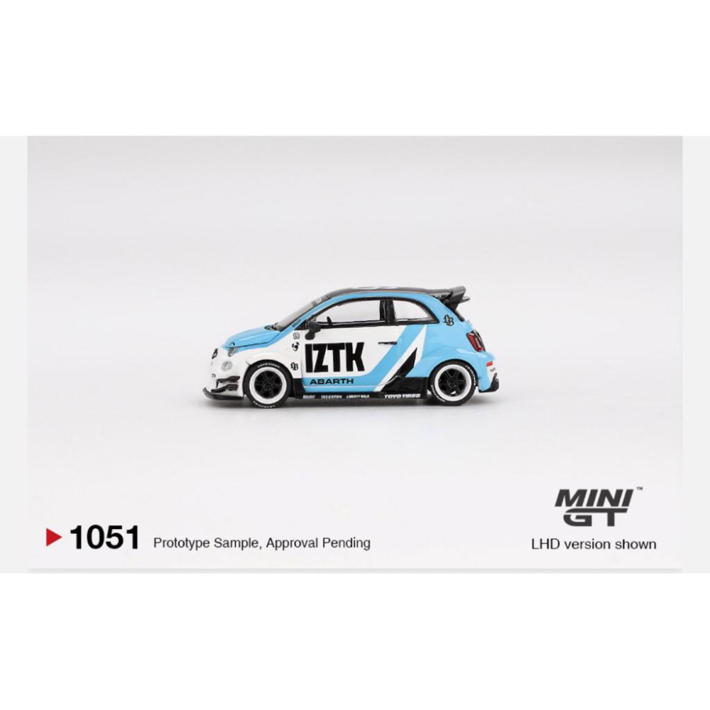 維克玩具 MINI GT 1051 Abarth 595 LB-WORKS x Abas Works 1ZTK-細節圖3