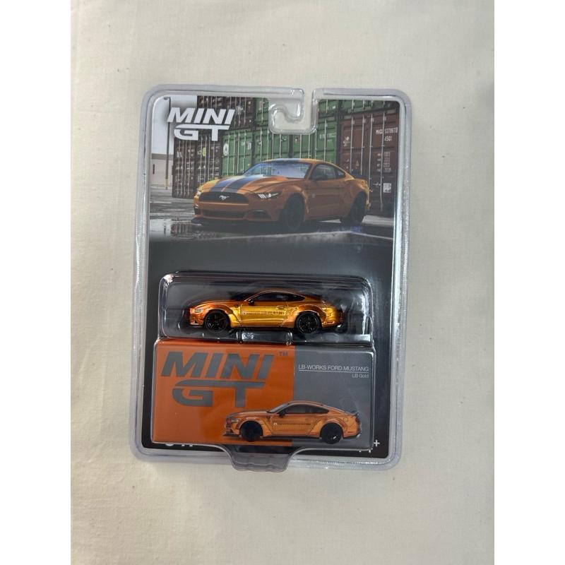 維克玩具 MINI GT 847 LB. Works Ford Mustang Gold-細節圖4