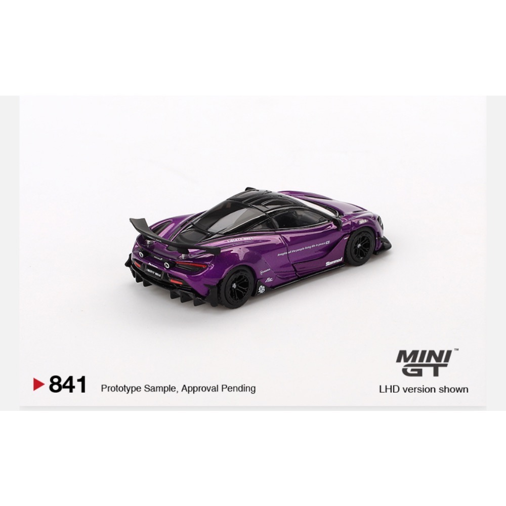 維克玩具 MINI GT 841 McLaren 720S LB★Works Purple-細節圖2