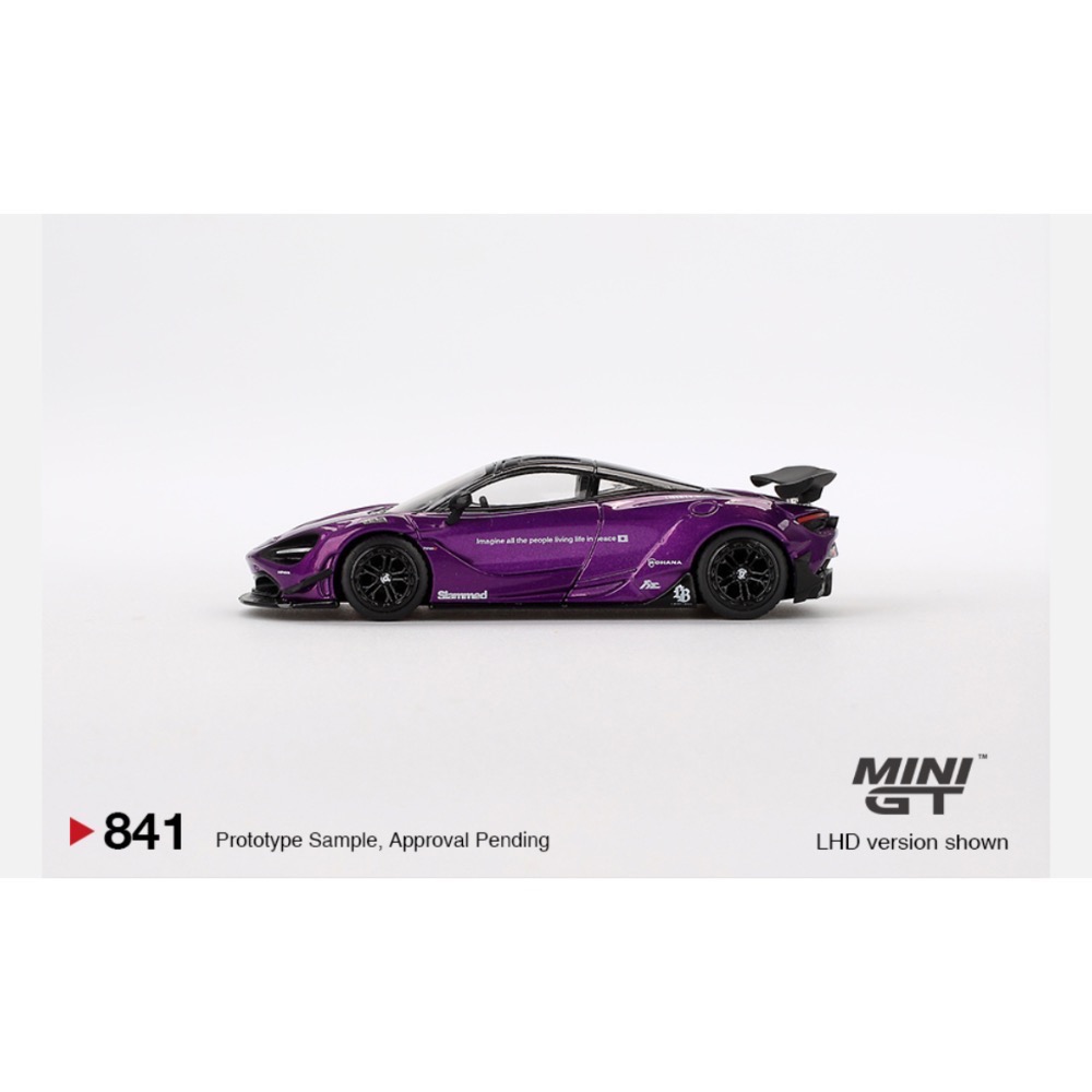 維克玩具 MINI GT 841 McLaren 720S LB★Works Purple-細節圖3