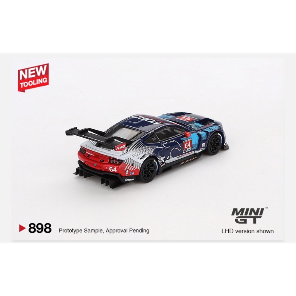 維克玩具 MINI 898 Ford Mustang GT3 #64 IMSA 24h Daytona 2024-細節圖3