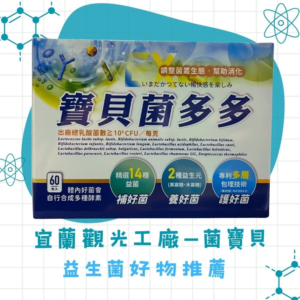 宜蘭【菌寶貝】益生菌新選擇寶貝菌多多/PRO68順暢/蔓越莓益生菌/金柑菌多多/千里明60包/林昀儒🔥-規格圖6