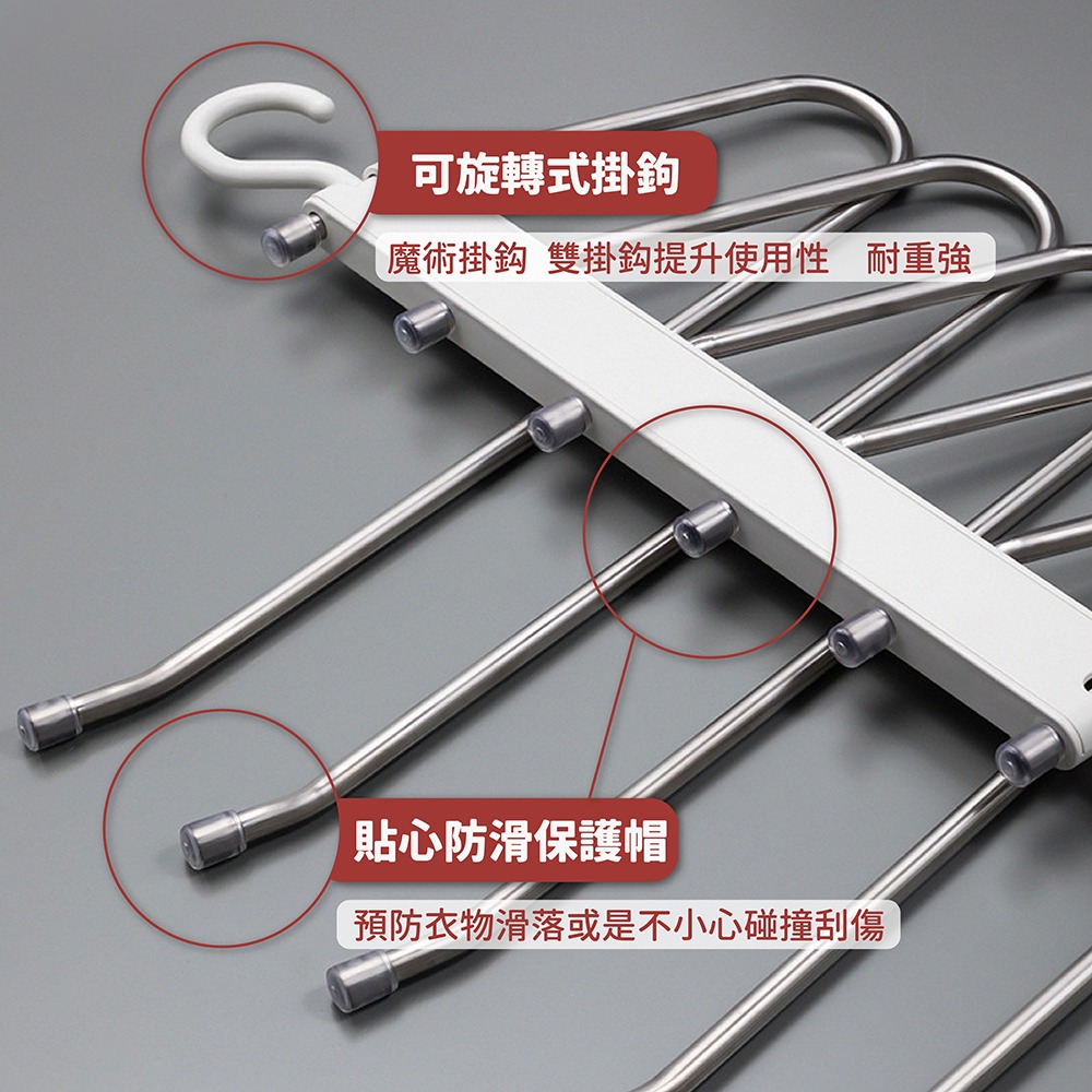 折疊褲架 褲架 折疊衣架 褲子收納 摺疊衣架 多功能折疊褲架 魔術衣架 旅行衣架 褲子收納架 褲子架 收納架-細節圖5