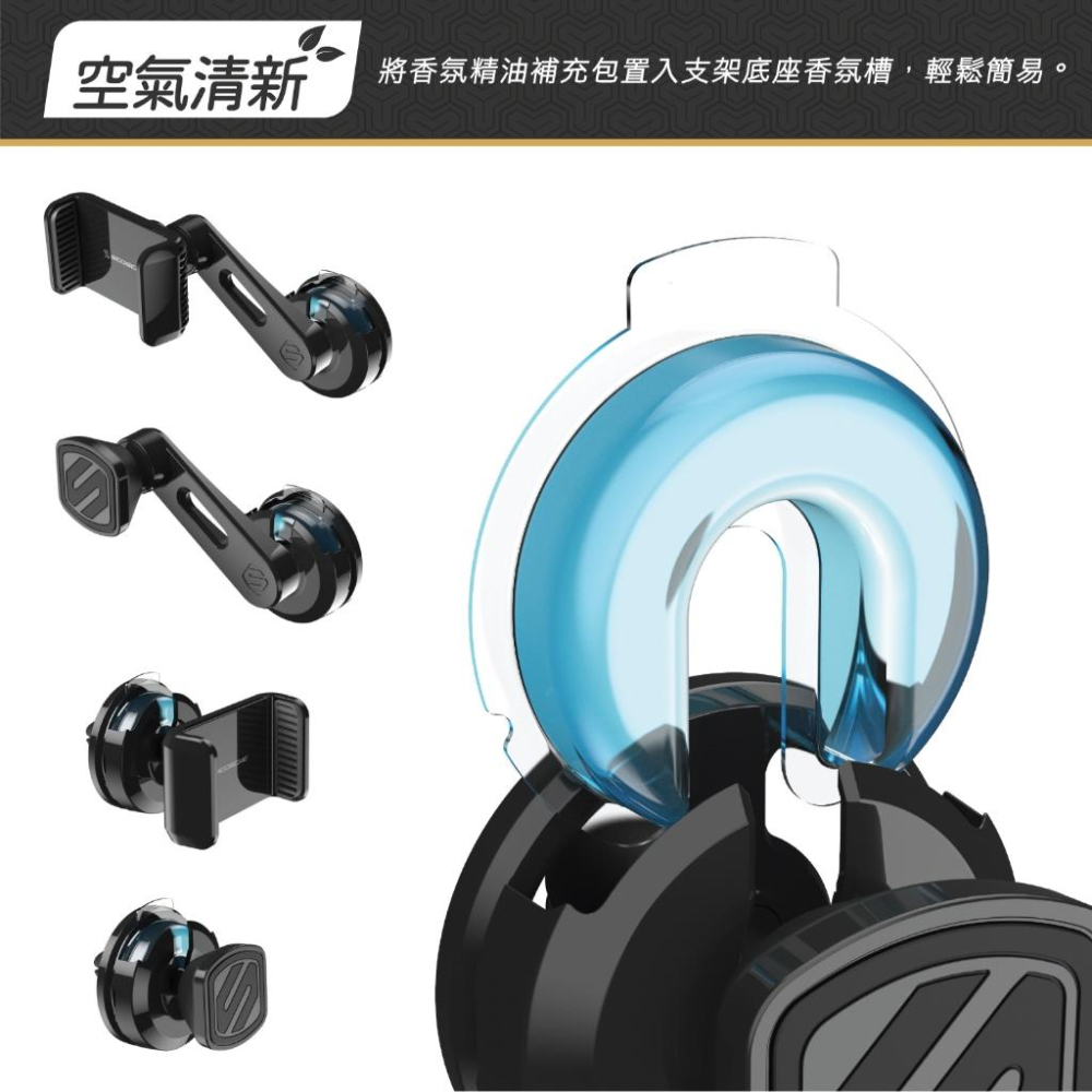 (福利品) SCOSCHE 香氛車架系列-香氛精油兩入補充包-新車香味-FRPOD1-2PRPEU5-細節圖4