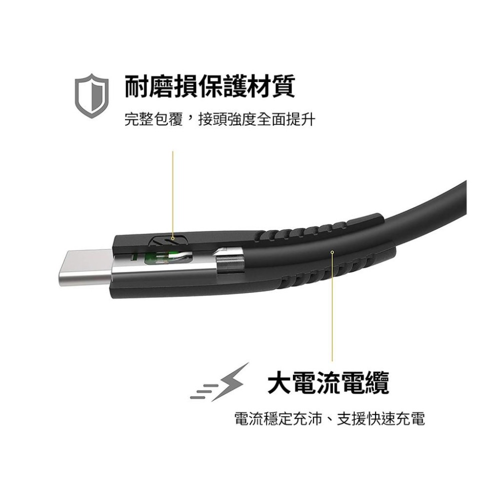 【SCOSCHE】高強度耐彎折 Type-C 閃電充電線-細節圖5