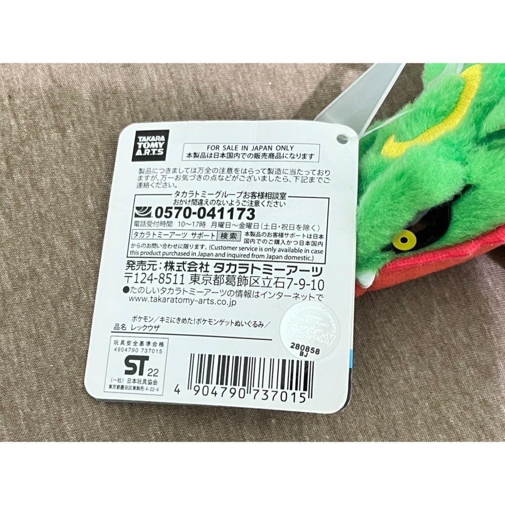 💚現貨💚寶可夢中心 Pokemon 烈空座 娃娃 玩偶 神奇寶貝-細節圖3