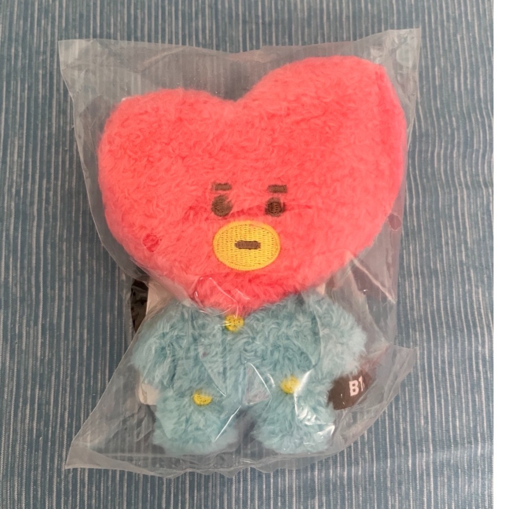 💜現貨正品💜BTS BT21 零錢包 TATA 掛繩 滑鼠墊 飲料杯套 手提杯套  收納包提袋 帆布袋-規格圖6