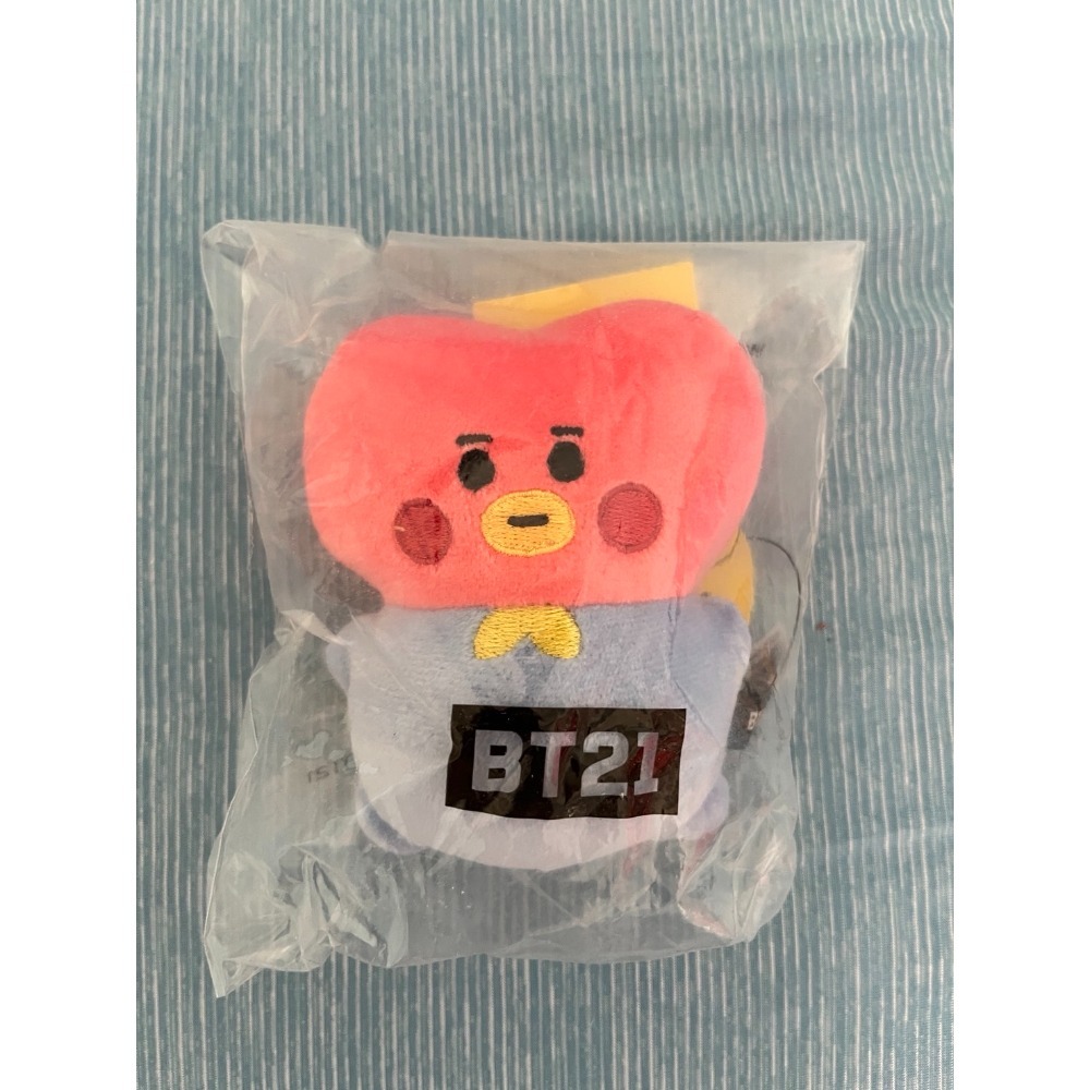 💜現貨正品💜BTS BT21 零錢包 TATA 掛繩 滑鼠墊 飲料杯套 手提杯套  收納包提袋 帆布袋-規格圖7