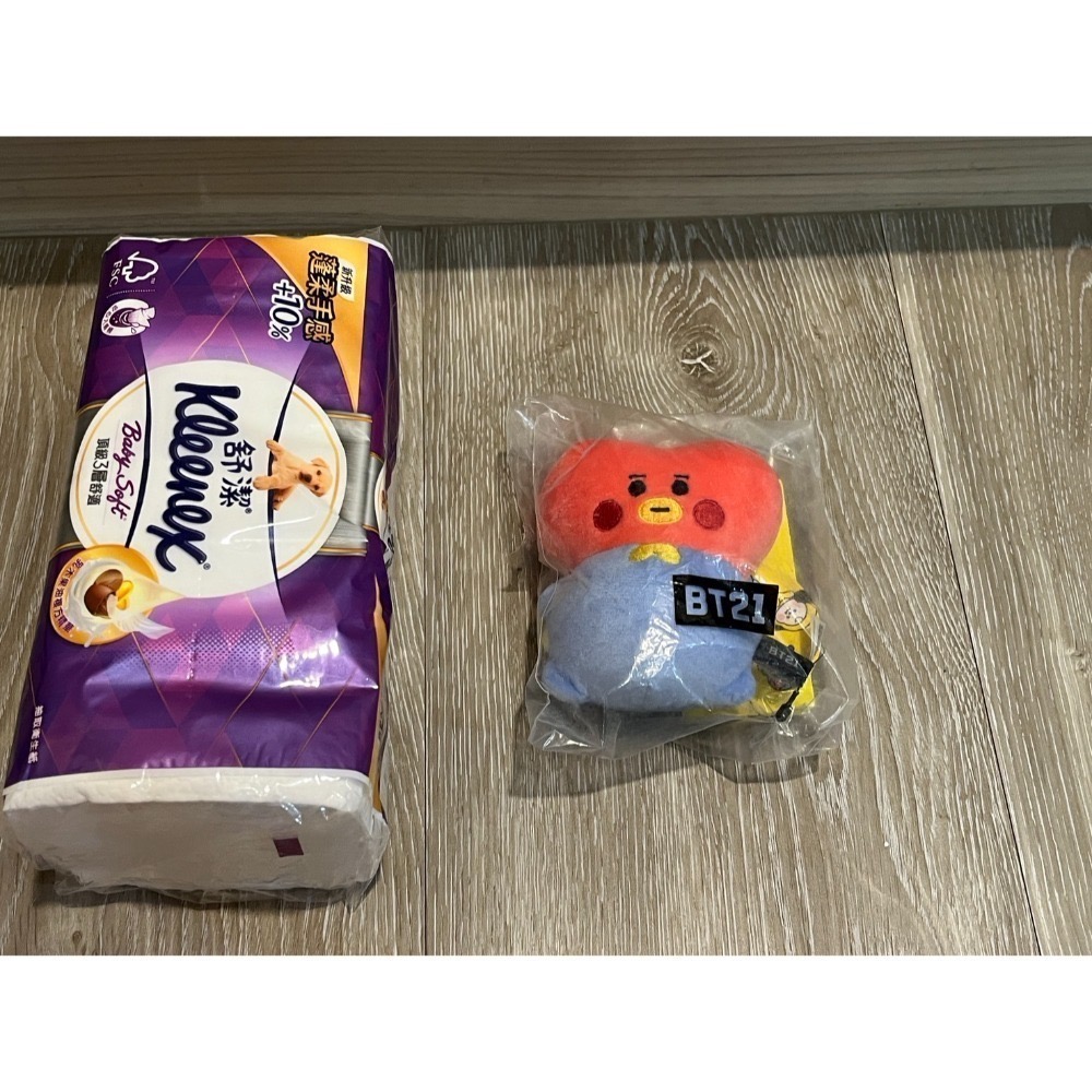 💜現貨正品💜BTS BT21 零錢包 TATA 娃娃 小娃 零錢包-規格圖4