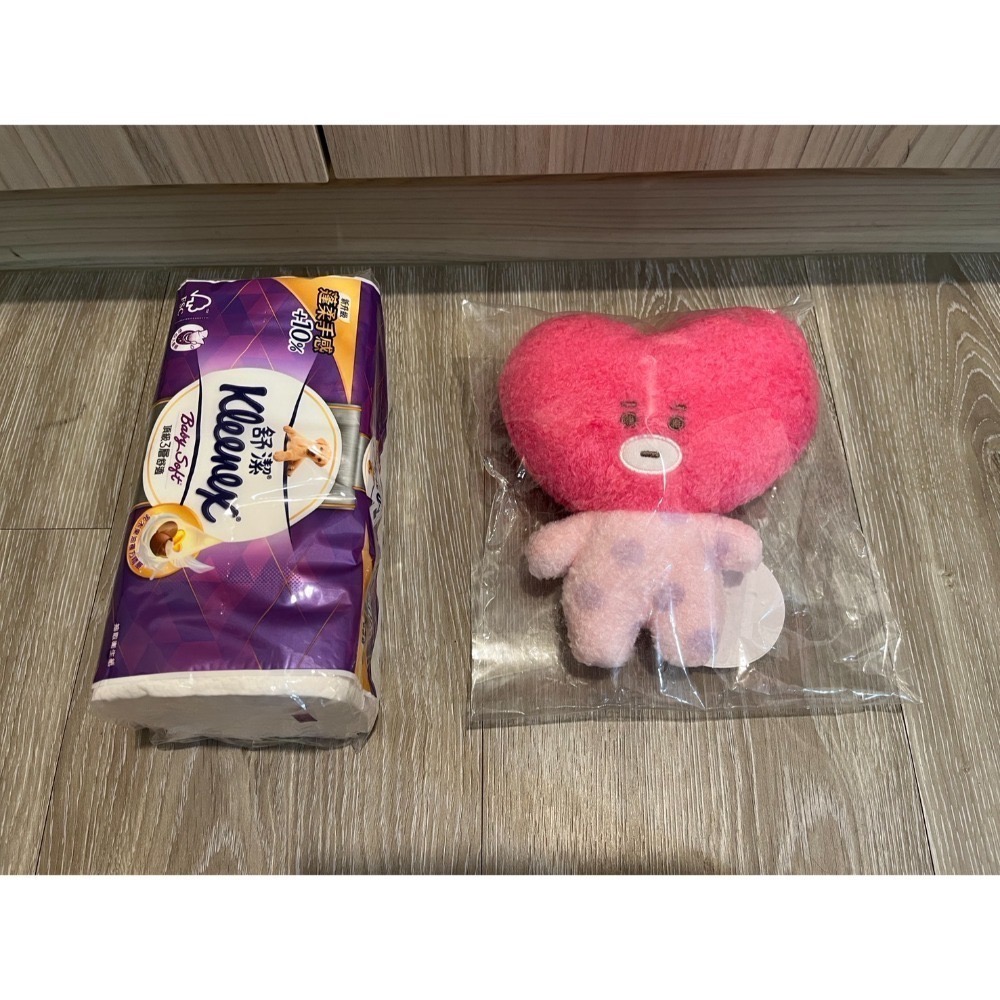 💜現貨正品💜BTS BT21 零錢包 TATA 娃娃 小娃 零錢包-規格圖4