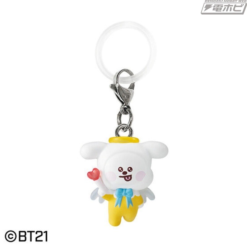 BANDAI 萬代 BTS BT21 我的標記吊飾 天使版-規格圖1