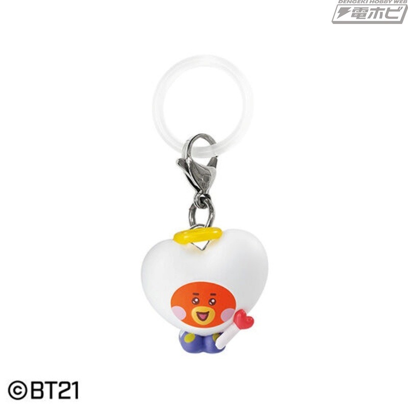 BANDAI 萬代 BTS BT21 我的標記吊飾 天使版-規格圖1