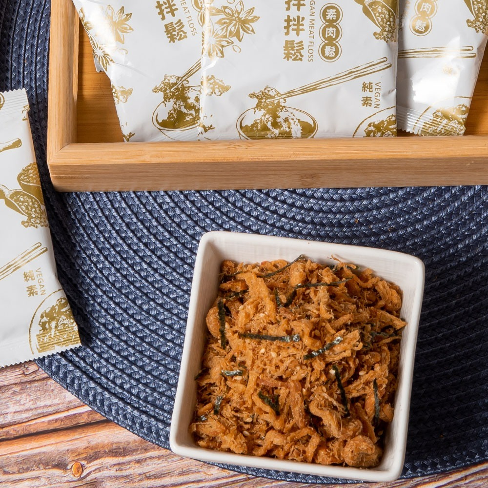 【大富素食】拌拌鬆 (素肉鬆 )芝麻海苔(5包入)/ 經典原味(5包入)純素-細節圖2